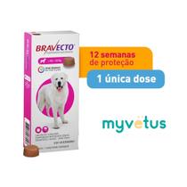 Bravecto antipulgas e carrapatos para cães de 40 a 56 kg msd Bravecto antipulgas e carrapatos para cães de 40 a 56 kg msd