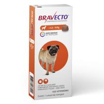 Bravecto Antipulgas e Carrapatos para Cães de 4,5 a 10 Kg 1 Comprimido Mastigável 250 mg