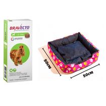 Bravecto Antipulgas Para Cães De 10 A 20 Kg + Caminha Pet - MSD