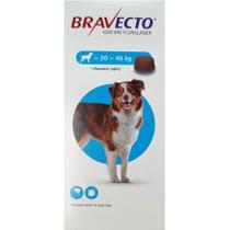 Bravecto cães 20 a 40kg 1 comprimido - Msd