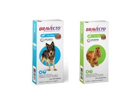 Bravecto Cães Combo 2 Un 1 X De 10 A 20Kg E 1 De 20 A 40Kg