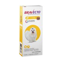 Bravecto Comprimido Antipulgas e Carrapatos MSD Para Cães De 2 a 4,5 kg Bravecto Comprimido Antipulgas e Carrapatos MSD Para Cães De 2 a 4,5 kg