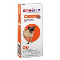 Bravecto Comprimido Antipulgas e Carrapatos MSD Para Cães De 4,5 a 10 kg