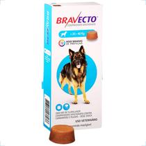 Bravecto Comprimido Cães 20 A 40kg Antipulga E Carrapato - BRAVECTO MSD