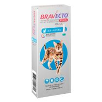 Bravecto Plus para Gatos entre 2,8 e 6,25kg com 1 Pipeta de 0,89ml
