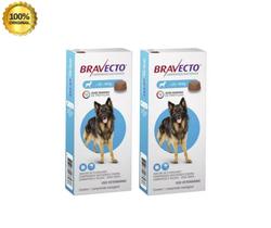 Bravecto Transdermal Antipulgas e Carrapatos para cães de 20 a 40 kg 1000 mg kit com 3
