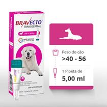 Bravecto Transdermal para Cães de 40 a 56 Kg - 1400 mg