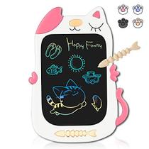 Bravokids Brinquedos para Meninas de 3 a 8 anos, 8,5 polegadas LCD Escrita tablet Desenho Colorido Doodle Board, Brinquedos Educacionais e De Aprendizagem para 3 4 5 6 7 8 9 Anos De Aniversário da Menina Presentes de Aniversário (Rosa Branco)