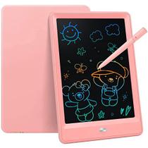 Bravokids Brinquedos para Meninos de 3 a 6 Anos, Tablet de Escrita LCD 10 Polegadas Doodle Board, Tablet eletrônico desenho de almofadas, presente de aniversário educacional para 3 4 5 6 7 crianças de 8 anos de idade criança (rosa)