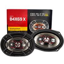 Bravox B4X69X Par de Alto-Falantes Quadriaxial 6x9" Pol 140W RMS 4 Ohms