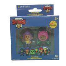 Brawl Stars 2 Bonecos De Ação Colecionáveis Shelly e Rosa
