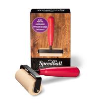 Brayer Speedball rolo de borracha macia 7,5 cm EUA Brayer Speedball rolo de borracha macia 7,5 cm EUA