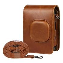 Brcshop Bolsa Capa Case Proteção Retro Vintage Com Alça Para Câmera Fujifilm Instax Mini LiPlay