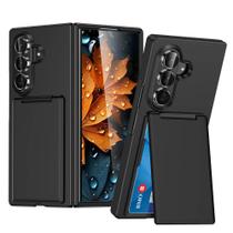 Brcshop Capa Protetora para o Samsung Galaxy Z Fold 7 com Compartimento Espaço para Guardar Cartão de Crédito