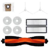 Brcshop Kit Acessórios Reposição Robô Aspirador Xiaomi X20 Pro com 10 Peças Escova, Filtro, Pano Mop e Saco de Pó