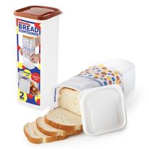 Bread Container Stock Your Home Bread Loaf Keeper, pacote com 2