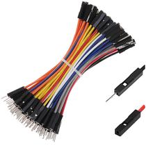 Breadboard Jumper Wires Hellotronics 22AWG F/M 10cm 120 unidades
