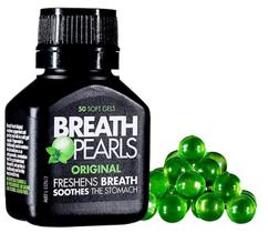 Breath Pearls Original 50 cápsulas gelatinosas refrescantes para el aliento