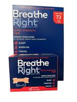 Breathe Right Dilatador Nasal Extra em tiras - 72 Unidades