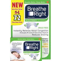 Breathe Right Dilatador Nasal Sensitive 72 Unidades