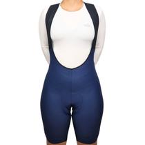 Bretelle Ciclismo FULL Bermuda MTB Speed Feminino Azul