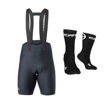 Bretelle ciclismo masculino Free Force Classic Invert + meia Bretelle ciclismo masculino Free Force Classic Invert + meia