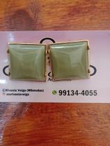 Brico com Pedra verde Quadrado Brico com Pedra verde Quadrado