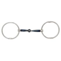 Bridão Argola com Bocal Liso de Ferro - Laomaan 18363