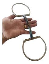 Bridão Argola D Grande Bocal Partido Inox Mont Bocal De Ferr