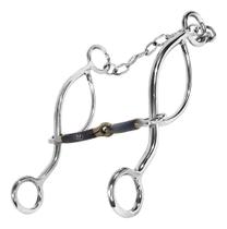 Bridão Levantador Inox Embocadura Ferro Articulado Bridão Levantador Inox Embocadura Ferro Articulado