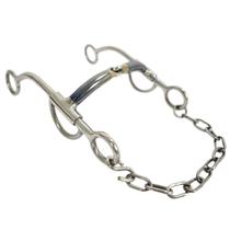 Bridão Quatro Redeas com Bocal de Ferro SV4814