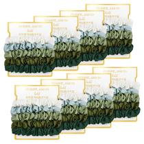 Bridesmaid Scrunchies CEELGON Satin Soft Hair Ties, pacote com 8 Bridesmaid Scrunchies CEELGON Satin Soft Hair Ties, pacote com 8