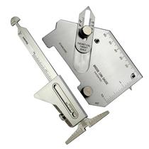 Bridge Cam Gauge RIVERWELD Calibre de soldagem Hi-Lo em aço inoxidável Bridge Cam Gauge RIVERWELD Calibre de soldagem Hi-Lo em aço inoxidável