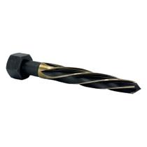 Bridge Reamer Drill America KFDRB15/16HEX HSS preto e dourado