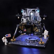 Briksmax Led Lighting Kit for Creator NASA Apollo 11 Lunar Lander - Compatível com o modelo de blocos de construção Lego 10266 - Não inclui o conjunto de Lego