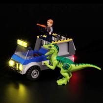Briksmax Led Lighting Kit para Raptor Rescue Truck - Compatível com Lego Juniors/4+ Jurassic World 10757 Building Blocks Modelo - Não incluir o conjunto lego
