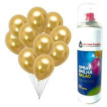 Brilha Balão Brilha e Renova dando mais durabilidade aos balões Bexiga Látex Buffet Festa 300ml Festa eventos Decoração