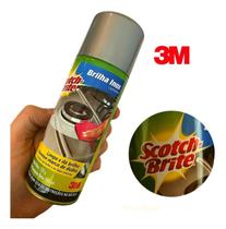 Brilha Inox Scotch Brite 200ml Removedor Limpador - 3m Brilha Inox Scotch Brite 200ml Removedor Limpador - 3m