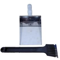 Brilhe na Arte do Churrasco: Kit Essencial com Escova de Aço para Grelha e Pá de Limpeza de Cinzas