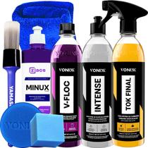 BRILHO, ACABAMENTO E CUIDADO TOTAL Minux, Tok Final, Intense e VFLOC Vonixx