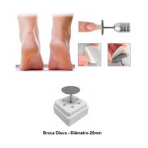 BRILHO - Broca Mandril Disco Para Lixa Plantar - Lixamento de Unhas Podologia - diâmetro 25mm BRILHO - Broca Mandril Disco Para Lixa Plantar - Lixamento de Unhas Podologia - diâmetro 25mm