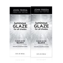 Brilho de cabelo John Frieda Luminous Glaze Clear Shine 190 ml x2