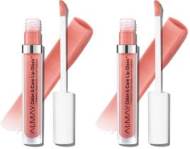 Brilho labial Almay Color & Care Hydrating 400 Peachy Sky 3mL x2 Brilho labial Almay Color & Care Hydrating 400 Peachy Sky 3mL x2