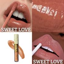 Brilho labial bitarra beauty 4ml - SWEET LOVE - textura leve, cremoso, hidratação com e sem glitter, versatil, look hibrido, Combine o poder de cobertura com o brilho sofisticado do gloss.