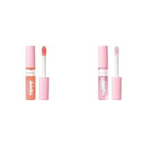 Brilho labial COVERGIRL Clean Fresh Yummy Gloss, pacote com 2 unidades, vegano Brilho labial COVERGIRL Clean Fresh Yummy Gloss, pacote com 2 unidades, vegano