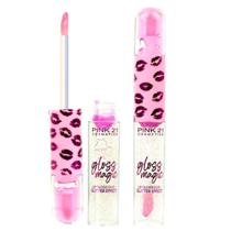 Brilho Labial Gloss Magic Glitter Tutti-Frutti 2X1 Pink 21