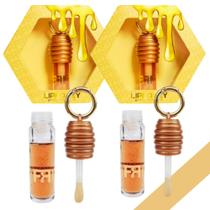 Brilho Labial Gloss Mel Abelha Sabor Mari Chaveiro Lip Honey Franciny Ehlke Maria Gloss Oleo Brilho Labial Gloss Mel Abelha Sabor Mari Chaveiro Lip Honey Franciny Ehlke Maria Gloss Oleo