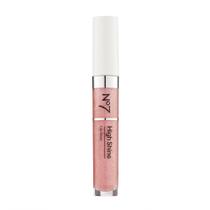 Brilho labial No7 High Shine Pink Slip 8 mL hidratante