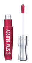 Brilho labial Rimmel Stay Glossy 490 Grind Time 5 ml, não pegajoso