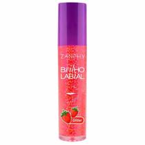 Brilho Labial Roll-on Morango com Glitter - Zanphy